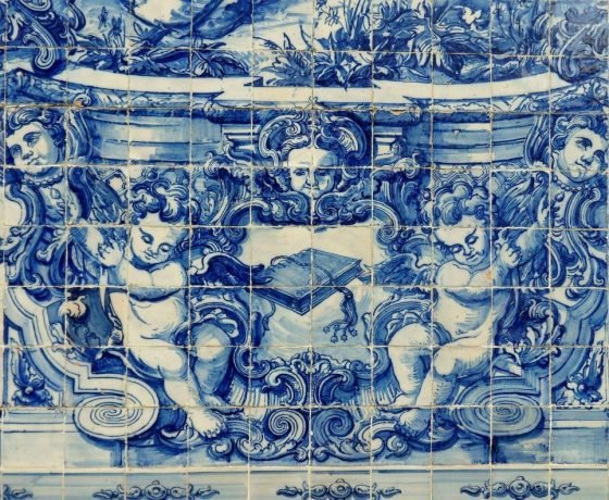 Angels in tiles panel Portugal