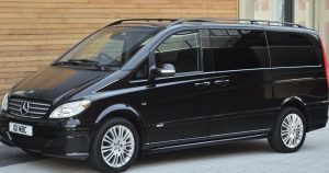 Portugal tours and transfers from lisbon. black van parked